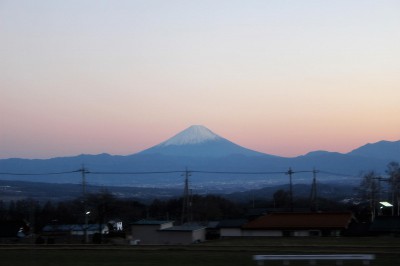 IMG_1351(夕暮れの富士山)(1)