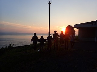 夕食後、束の間のひと時