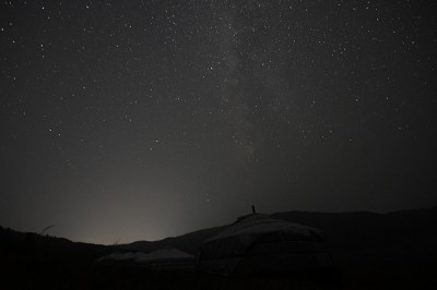 ゲルと満点の星空！